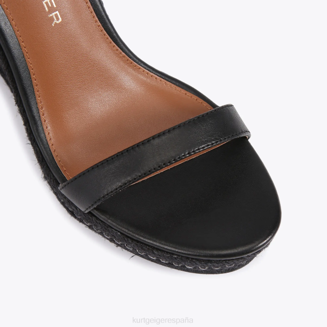 Kurt Geiger mujer cuña de Shoreditch de Londres 2LPR437 | calzados negro